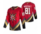 Men's Vegas Golden Knights #81 Jonathan Marchessault Red 2020-21 Reverse Retro Alternate Hockey Jersey