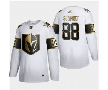 Men's Vegas Golden Knights #88 Nate Schmidt White Golden Edition Limited Stitched Hockey Jersey