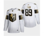 Men's Vegas Golden Knights #89 Alex Tuch White Golden Edition Limited Stitched Hockey Jersey