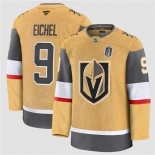 Men's Vegas Golden Knights #9 Jack Eichel Gold 2026 Stanley Cup Final Patch Home Stitched Hockey Jersey Men's Vegas Golden Knights #9 Jack Eichel Gold 2026 Stanley Cup Final Patch Home Stitched Hockey Jersey