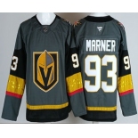 Men's Vegas Golden Knights #93 Mitch Marner Gray Authentic Jersey Men's Vegas Golden Knights #93 Mitch Marner Gray Authentic Jersey