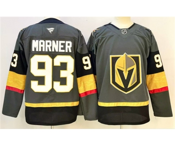 Men's Vegas Golden Knights #93 Mitch Marner Grey 2024-25 Stitched Hockey Jersey