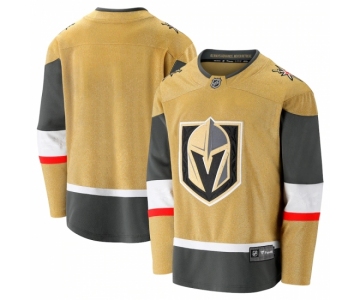 Men's Vegas Golden Knights Fanatics Branded Gold 2020-21 Alternate Premier Break away Jersey
