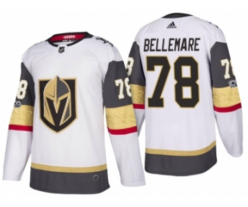 Vegas Golden Knights #78 Pierre-Edouard Bellemare White 2017-2018 Season Stitched NHL Jersey