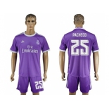 Real Madrid #25 Pacheco Away Soccer Club Jersey