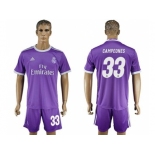 Real Madrid #33 Campeones Away Soccer Club Jersey 1