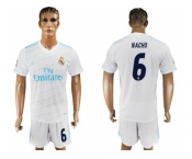 Real Madrid #6 Nacho White Home Soccer Club Jersey 2