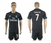 Real Madrid #7 Ronaldo Away Soccer Club Jersey 1