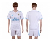 Real Madrid Blank White Home Soccer Club Jersey 2