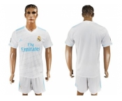 Real Madrid Blank White Home Soccer Club Jersey 3