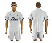 Real Madrid Blank White Home Soccer Club Jersey5