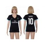 Women's Real Madrid #10 James Away Soccer Club Jersey