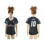 Women's Real Madrid #10 James Sec Away Soccer Club Jersey