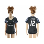 Women's Real Madrid #12 Marcelo Sec Away Soccer Club Jersey