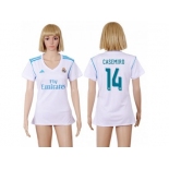 Women's Real Madrid #14 Casemiro Home Soccer Club Jersey