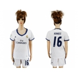 Women's Real Madrid #16 Kovacic Home Soccer Club Jersey1