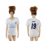 Women's Real Madrid #19 Modric Home Soccer Club Jersey2