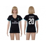 Women's Real Madrid #20 Asensio Away Soccer Club Jersey