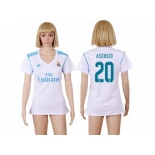 Women's Real Madrid #20 Asensio Home Soccer Club Jersey