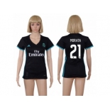 Women's Real Madrid #21 Morata Away Soccer Club Jersey