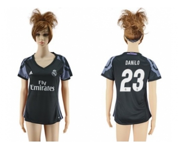 Women's Real Madrid #23 Danilo Sec Away Soccer Club Jersey