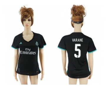 Women's Real Madrid #5 Varane Away Soccer Club Jersey