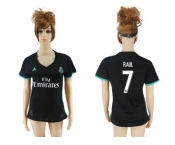 Women's Real Madrid #7 Raul Away Soccer Club Jersey