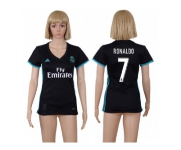 Women's Real Madrid #7 Ronaldo Away Soccer Club Jersey