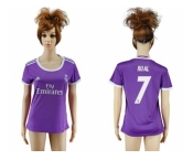 Women's Real Madrid #7 Rual Away Soccer Club Jersey