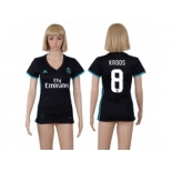 Women's Real Madrid #8 Kroos Away Soccer Club Jersey