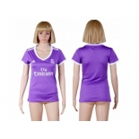 Women's Real Madrid Blank Away Soccer Club Jersey2