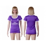 Women's Real Madrid Blank Away Soccer Club Jersey