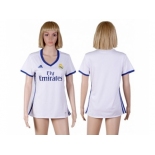 Women's Real Madrid Blank Home Soccer Club Jersey5