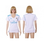 Women's Real Madrid Blank Home Soccer Club Jersey