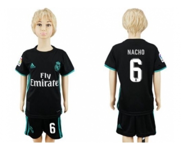 Real Madrid #6 Nacho Away Kid Soccer Club Jersey