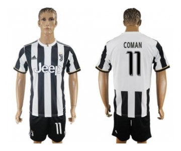 Juventus #11 Coman Home Soccer Club Jersey 1