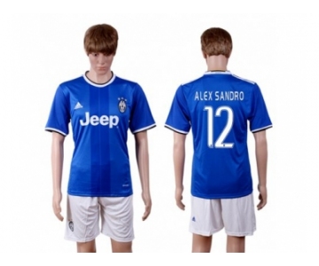 Juventus #12 Alex Sandro Away Soccer Club Jersey 2