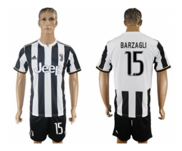 Juventus #15 Barzagli Home Soccer Club Jersey