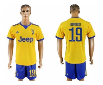 Juventus #19 Bonucci Away Soccer Club Jersey