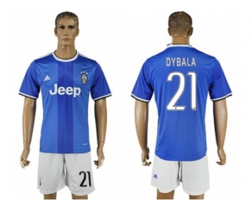 Juventus #21 Dybala Away Soccer Club Jersey 3