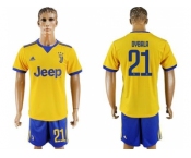 Juventus #21 Dybala Away Soccer Club Jersey