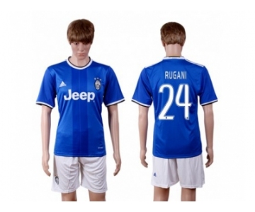 Juventus #24 Rugani Away Soccer Club Jersey 1