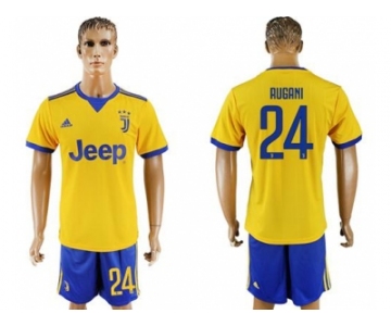 Juventus #24 Rugani Away Soccer Club Jersey
