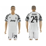 Juventus #24 Rugani SEC Away Soccer Club Jersey