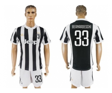 Juventus #33 Bernardeschi Home Soccer Club Jersey 1