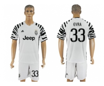 Juventus #33 Evra SEC Away Soccer Club Jersey