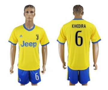 Juventus #6 Khedira Away Soccer Club Jersey 1