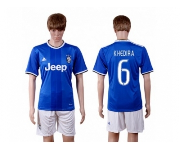 Juventus #6 Khedira Away Soccer Club Jersey 2