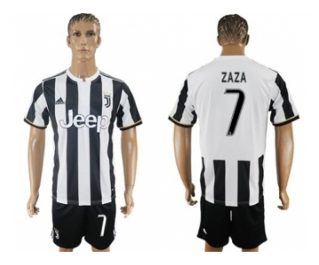 Juventus #7 Zaza Home Soccer Club Jersey 1