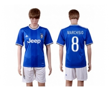 Juventus #8 Marchisio Away Soccer Club Jersey 2